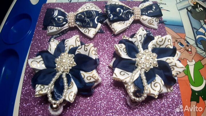 Заколка для волос ручной работы