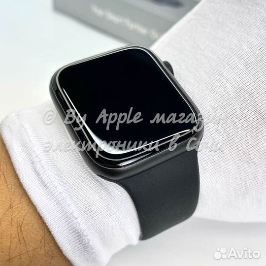 Apple watch 9 44 mm (новые, black)
