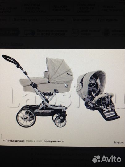 Коляска 2 в 1 Teutonia Mistral S