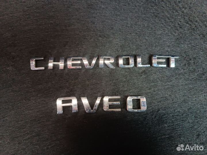 Шильдик chevrolet aveo