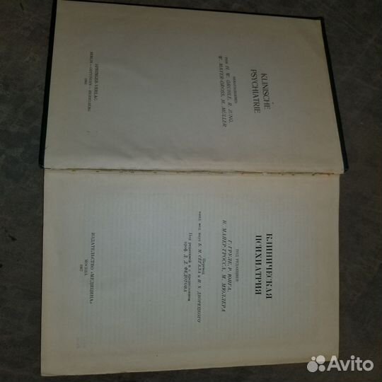 Психиатрия 1967г.Груле,Майер-Гросса,Юнга,Мюллера