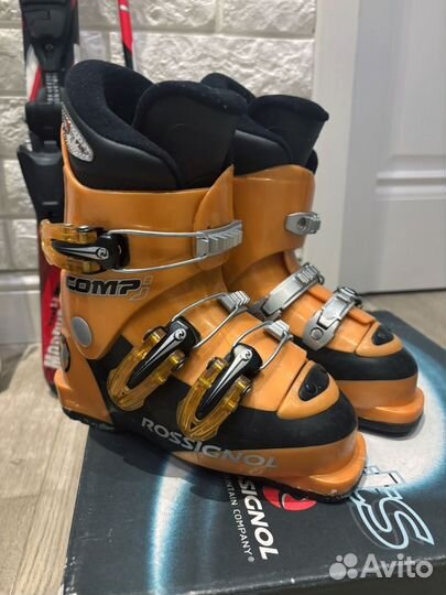 Горные лыжи детские 90 комплект