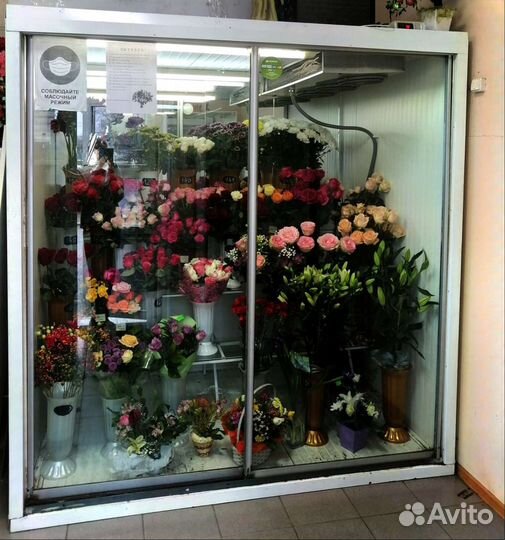 Холодильник витрина бу шкаф для цветов