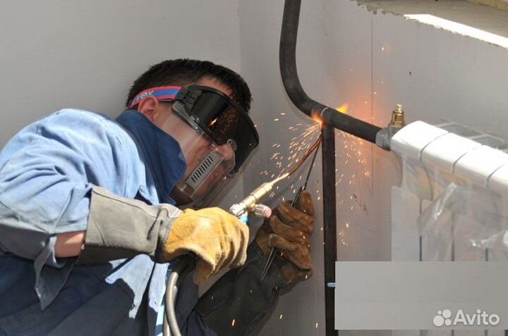 Услуги сварщика в сфере жкх, сантехника