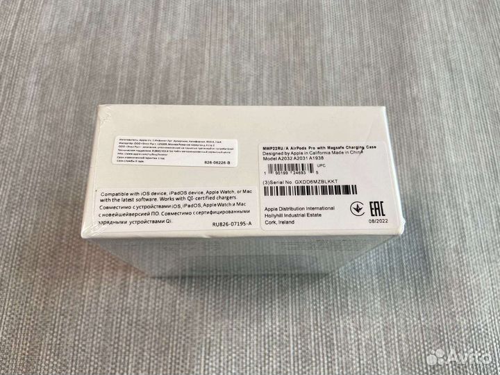 Apple airpods pro с шумоподавлением