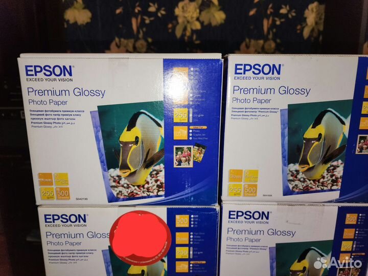 Бумaгa Epsоn Рremium Glоssy Рhоtо Рaрer Оригинал