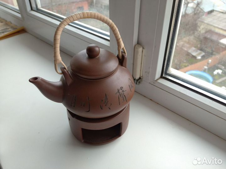 Чайник заварочный из обожженной глины