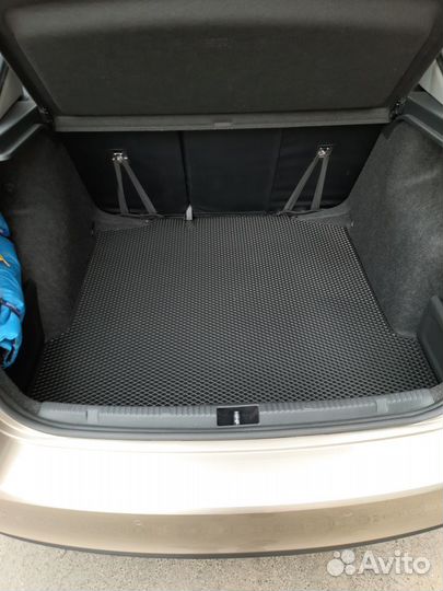 Эва авто коврики Рапид 1 с бортиками ева.eva 3d