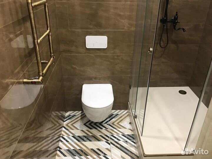 Ремонт ванной комнаты под ключ