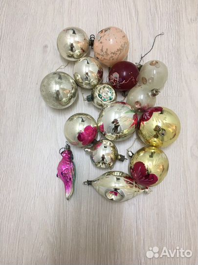 Игрушки ёлочные СССР 50-60годы