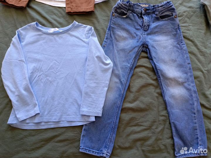 Вещи пакетом на 104-110см