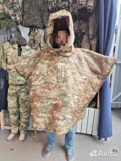 Плащ тактический с защитой от тепловизора Оптом