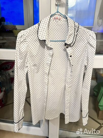 Рубашка для девочки в школу