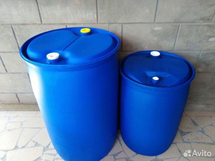 Бочки пластиковые, металлические