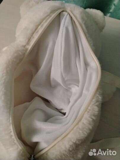 Рюкзак медвежонок белый