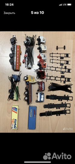 Модели СССР Камаз 4310, запчасти, кабина маз