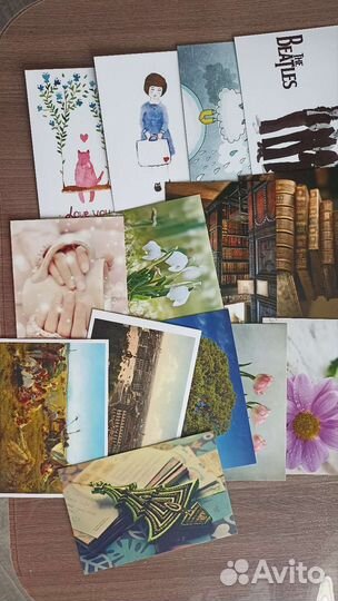 Открытки почтовые для посткроссинга, чистые