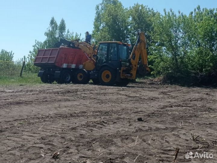 Уборка расчистка участка, спил дерева