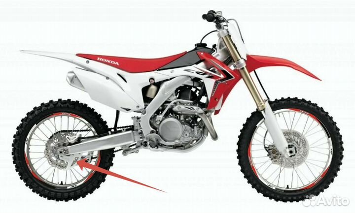Защита заднего тормозного диска CRF 250 450