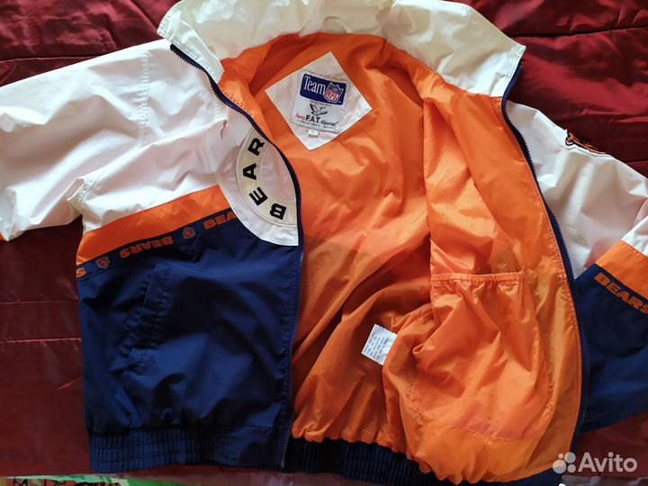 Ветровка Chicago Bears NFL сшаоригинал винтаж 90-х