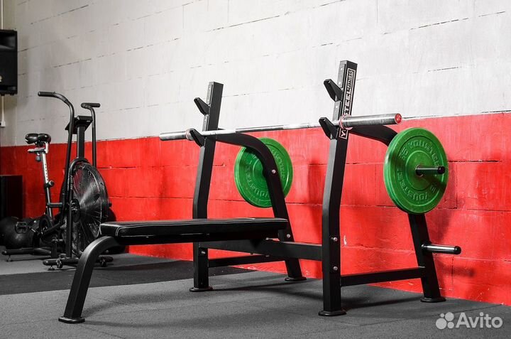 Олимпийская горизонтальная скамья YouSteel