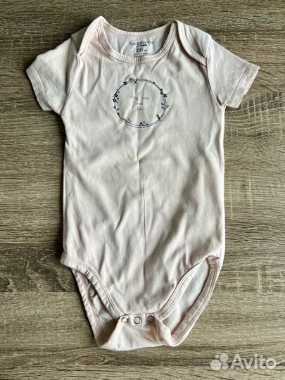 Боди для девочки для дома 80 86