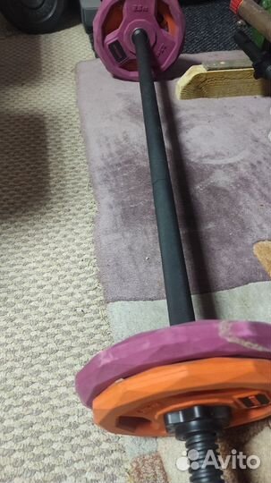 Штанга гриф блины бу