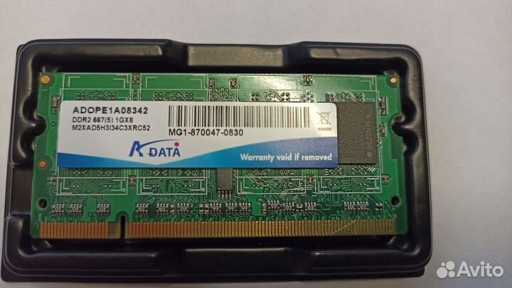 Оперативная память ddr2 sodimm 667 1gb