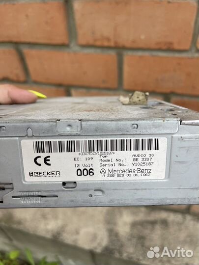 Магнитола mercedes becker