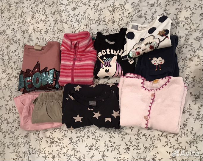 Пакет одежды б/у для девочки 98-104