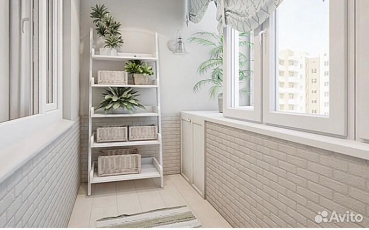 Отделка балконов и лоджий,ремонт