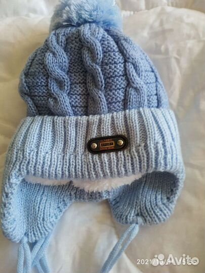 Шапки для мальчика 50 52 новая