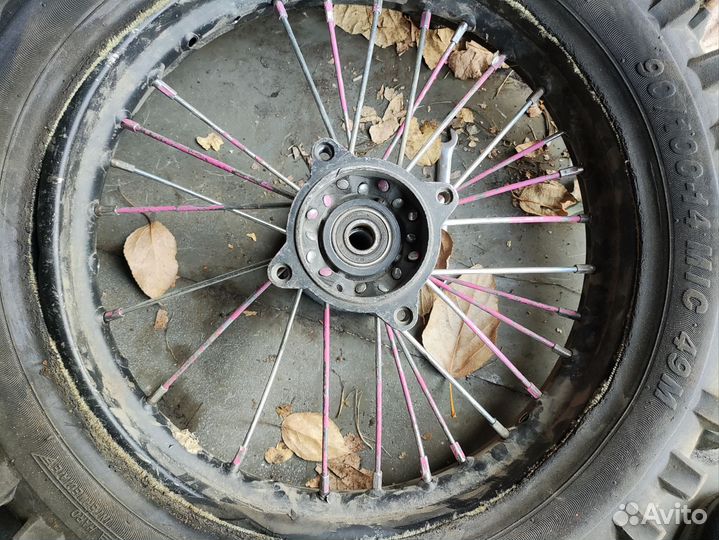 Задняя ступица kayo tt, обод