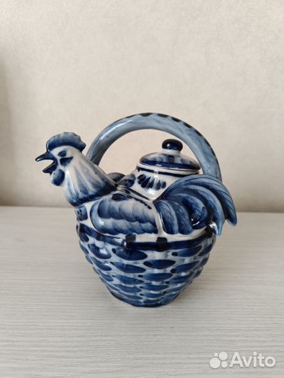 Посуда гжель Чайник заварной