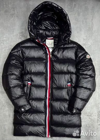 Пуховик moncler удлиненный -35