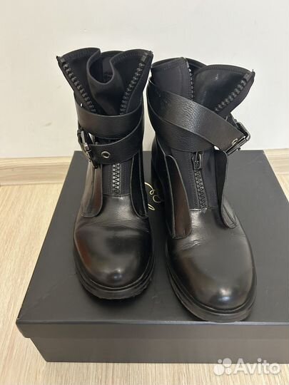 Осенние ботинки кожанные