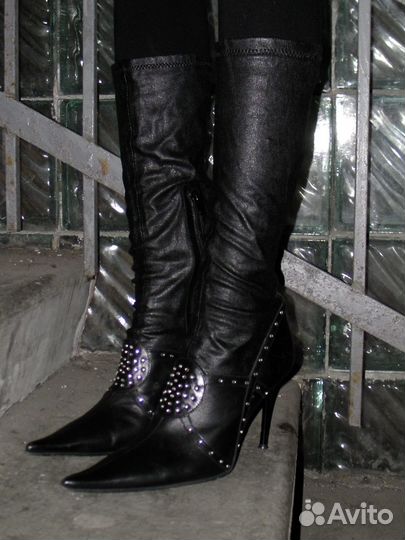 Винтажные сапоги чулки