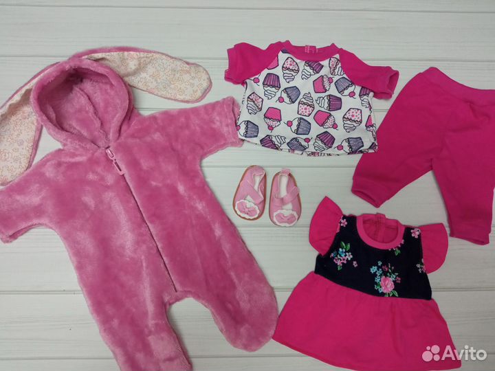 Одежда для куклы беби борн