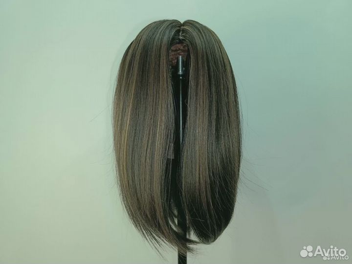 Парик женский, прямой, средней длины