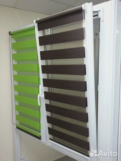 Жалюзи рулонные день ночь