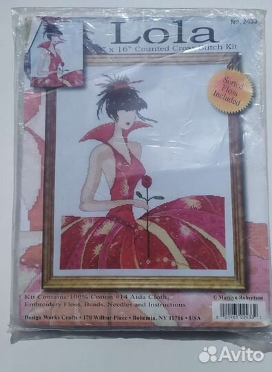 Набор для вышивания Lola от Design Works