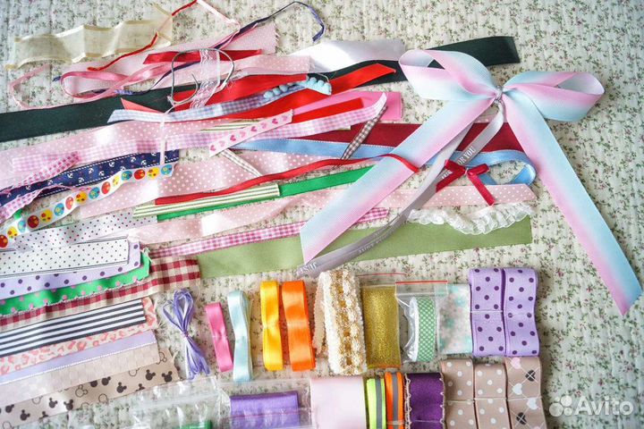 Материалы для рукоделия, ленты (одним лотом)