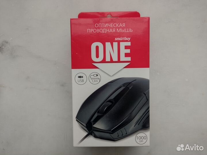 Мышь проводная Smartbuy ONE 210-K черная