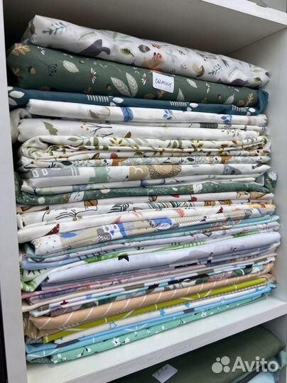 Ткань хлопок бязь поплин сатин мулетон