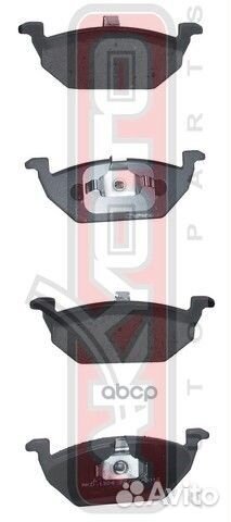 Колодки тормозные дисковые перед AKD1304 akyoto