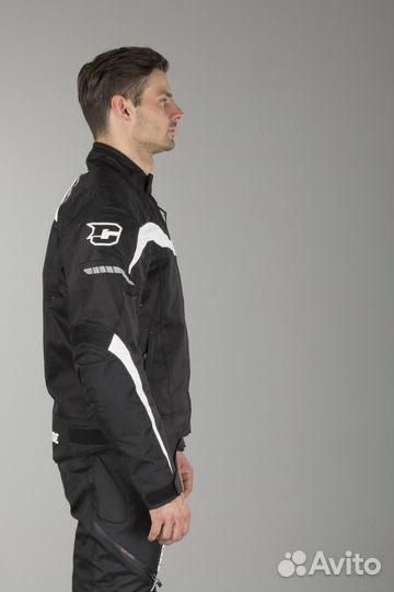 Motorradjacke Course Venom Schwarz Черный