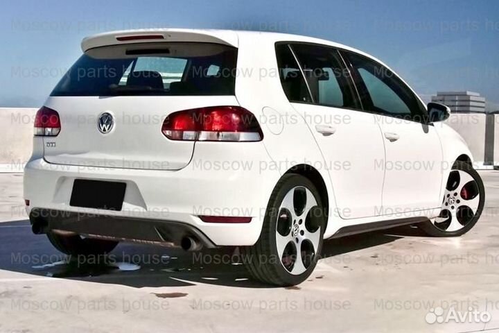 Golf 6 2008-2012 комплект GTI накладок на пороги