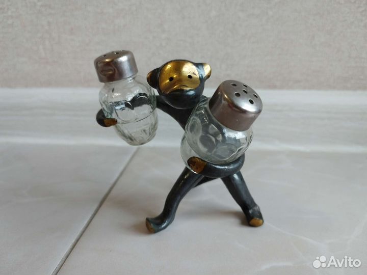 Солонка и перечница СССР Обезьяна