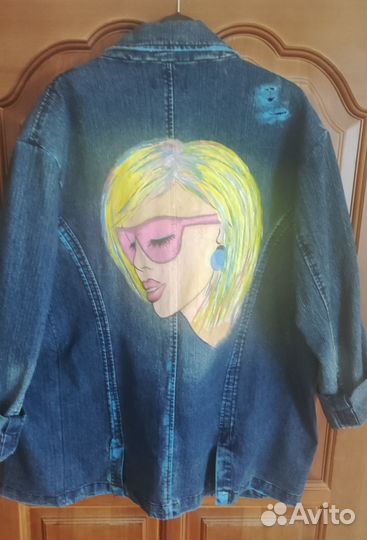 Джинсовая куртка queen size denim-wear, 54-58