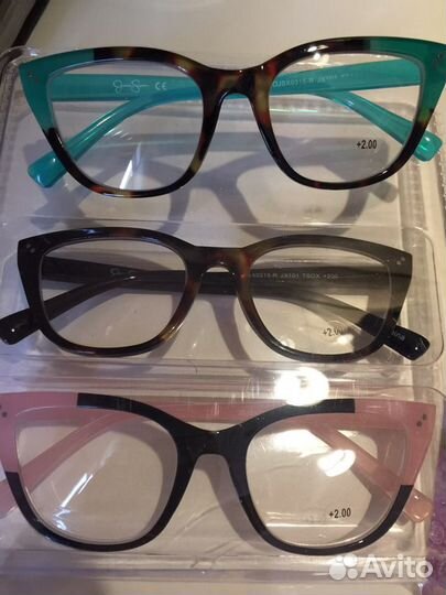 Очки с диоптриями +2